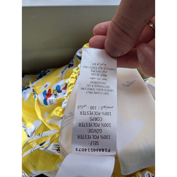 Opening Ceremony Disney Collab Womens Printed Taffeta Skirt XS Mickey Mouse - Picture 12 of 16